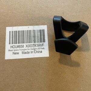 30 pack Black Space Triangles for Hangers